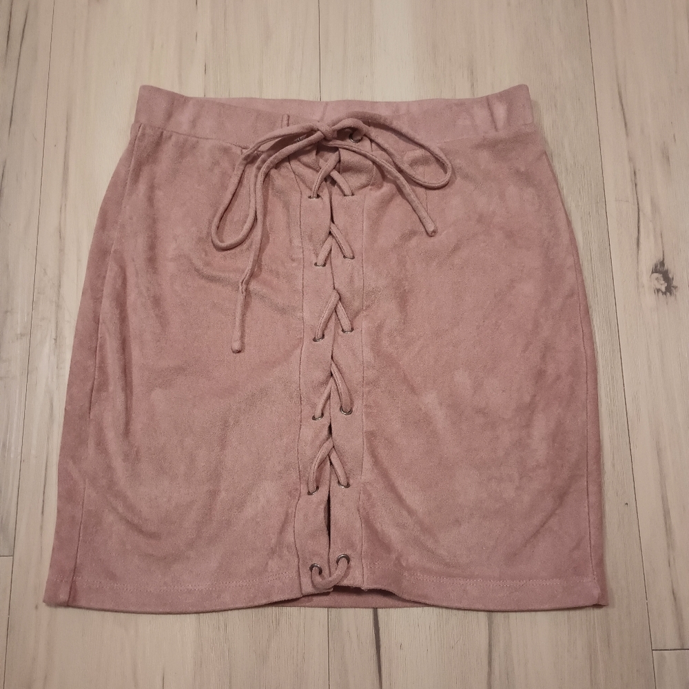 Windsor Faux Suede skirt